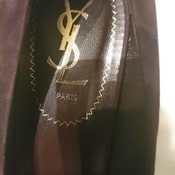 YSL Gisele Suede Platform Pump - Picture 4 of 16